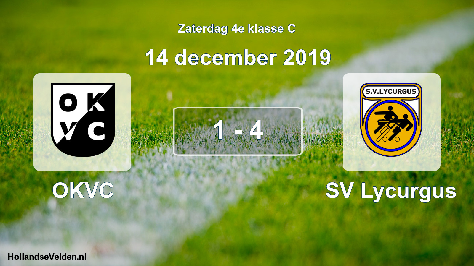 Total number of matches played: OKVC - SV Lycurgus 1 - 4 (14 December 2019)