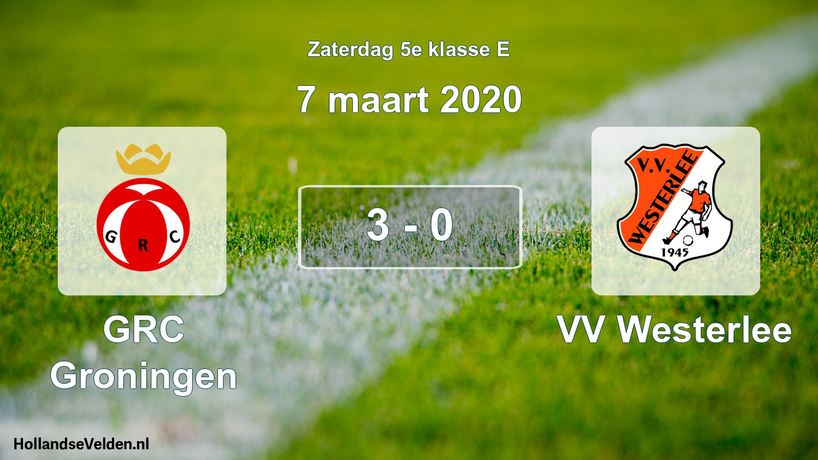 Total number of matches played: GRC Groningen - VV Westerlee 3 - 0 (7 March 2020)