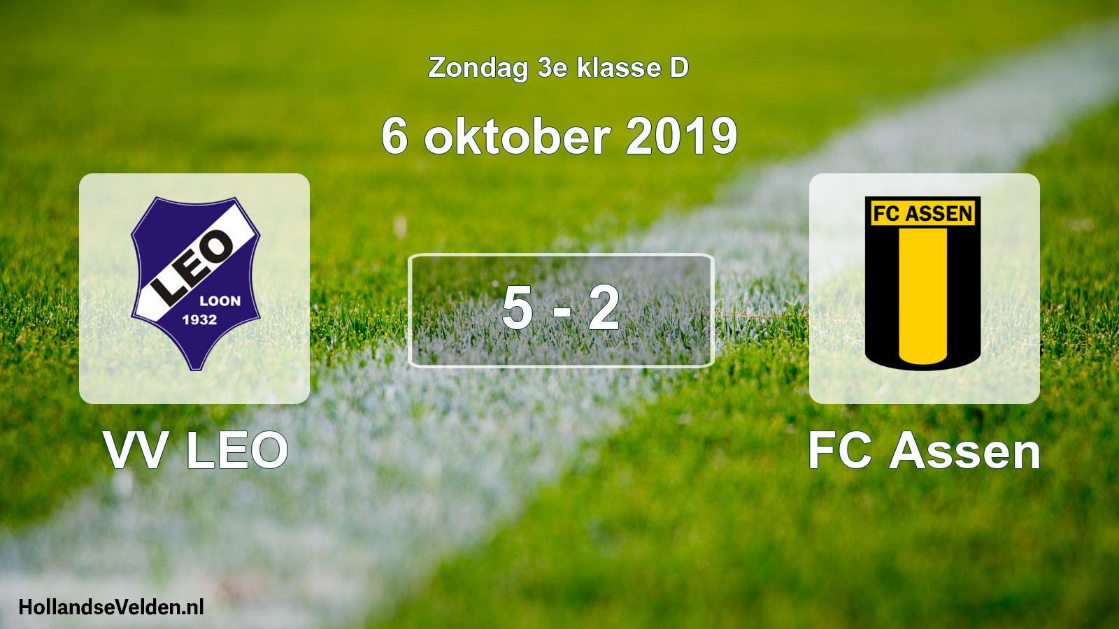 Total number of matches played: VV LEO - FC Assen 5 - 2 (6 October 2019)