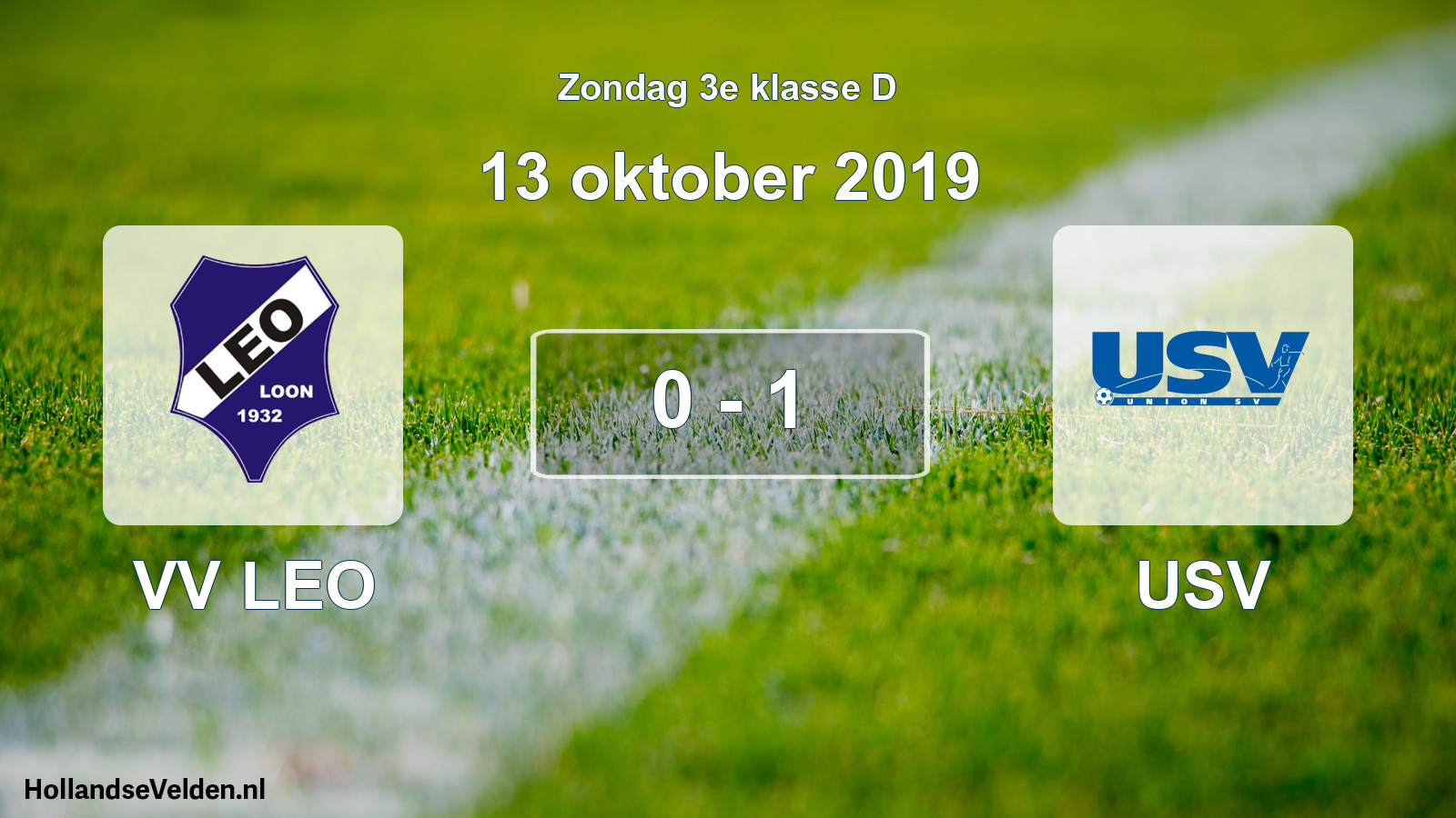 Total number of matches played: VV LEO - USV 0 - 1 (13 October 2019)