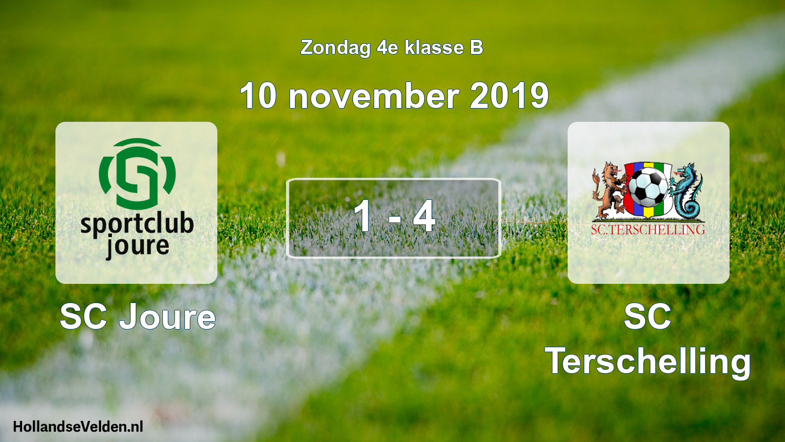 Total number of matches played: SC Joure - SC Terschelling 1 - 4 (10 November 2019)