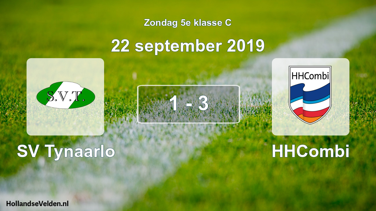 Total number of matches played: SV Tynaarlo - HHCombi 1 - 3 (22 September 2019)
