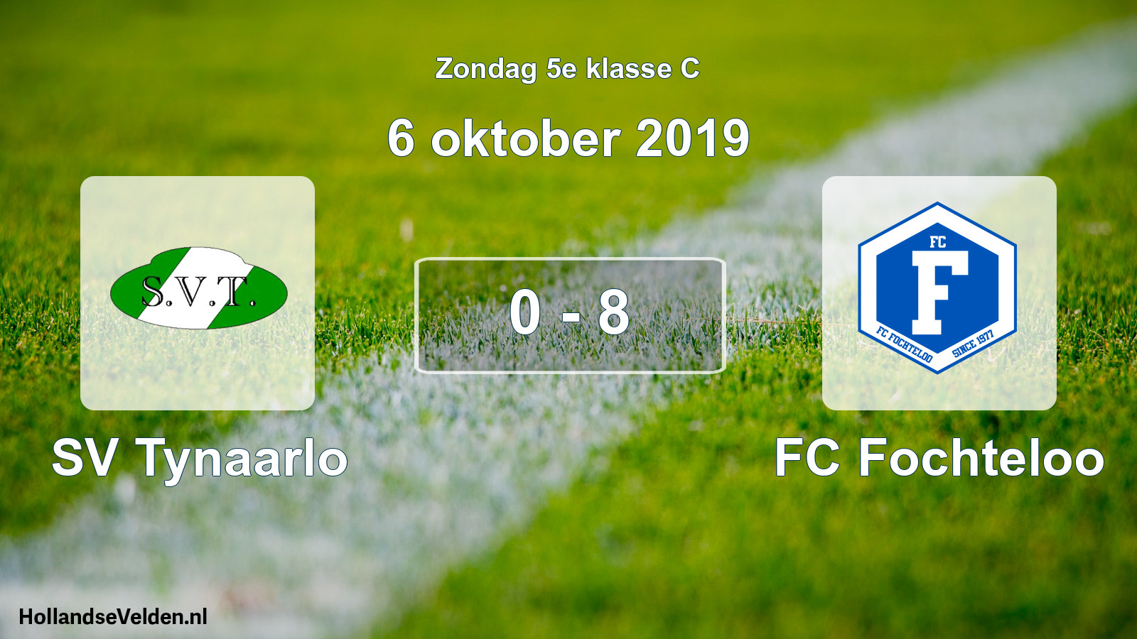 Total number of matches played: SV Tynaarlo - FC Fochteloo 0 - 8 (6 October 2019)