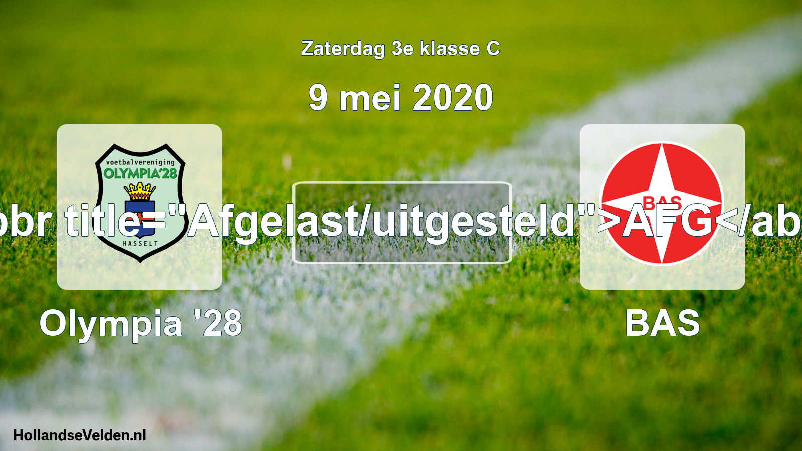 Scheduled Match: Olympia '28 - BAS (9 May 2020)