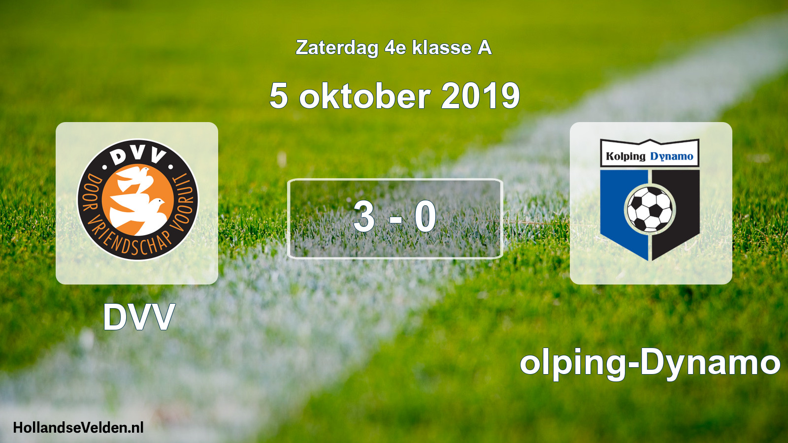 Total number of matches played: DVV - Kolping-Dynamo 3 - 0 (5 October 2019)