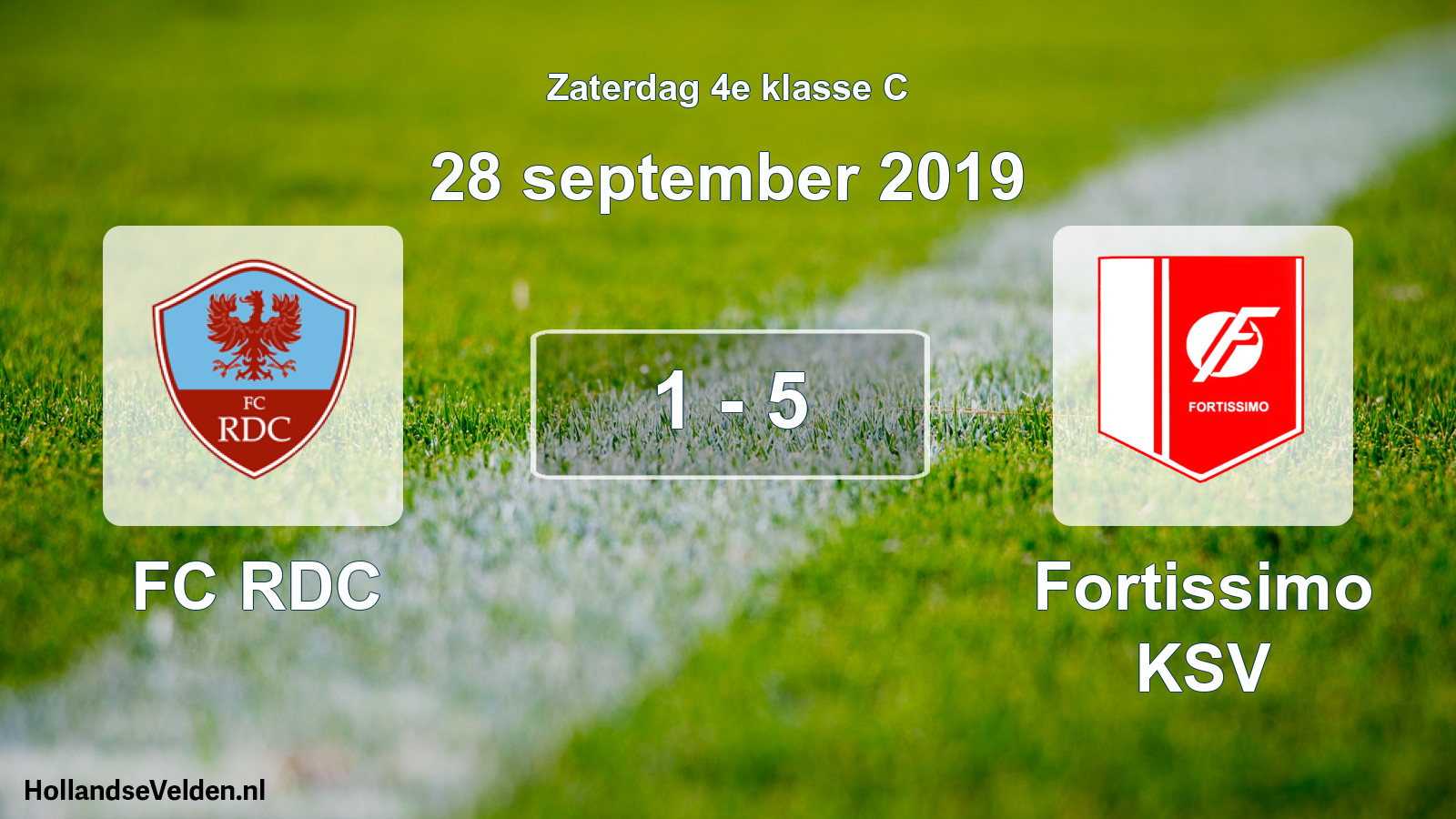 Total number of matches played: FC RDC - Fortissimo KSV 1 - 5 (28 September 2019)