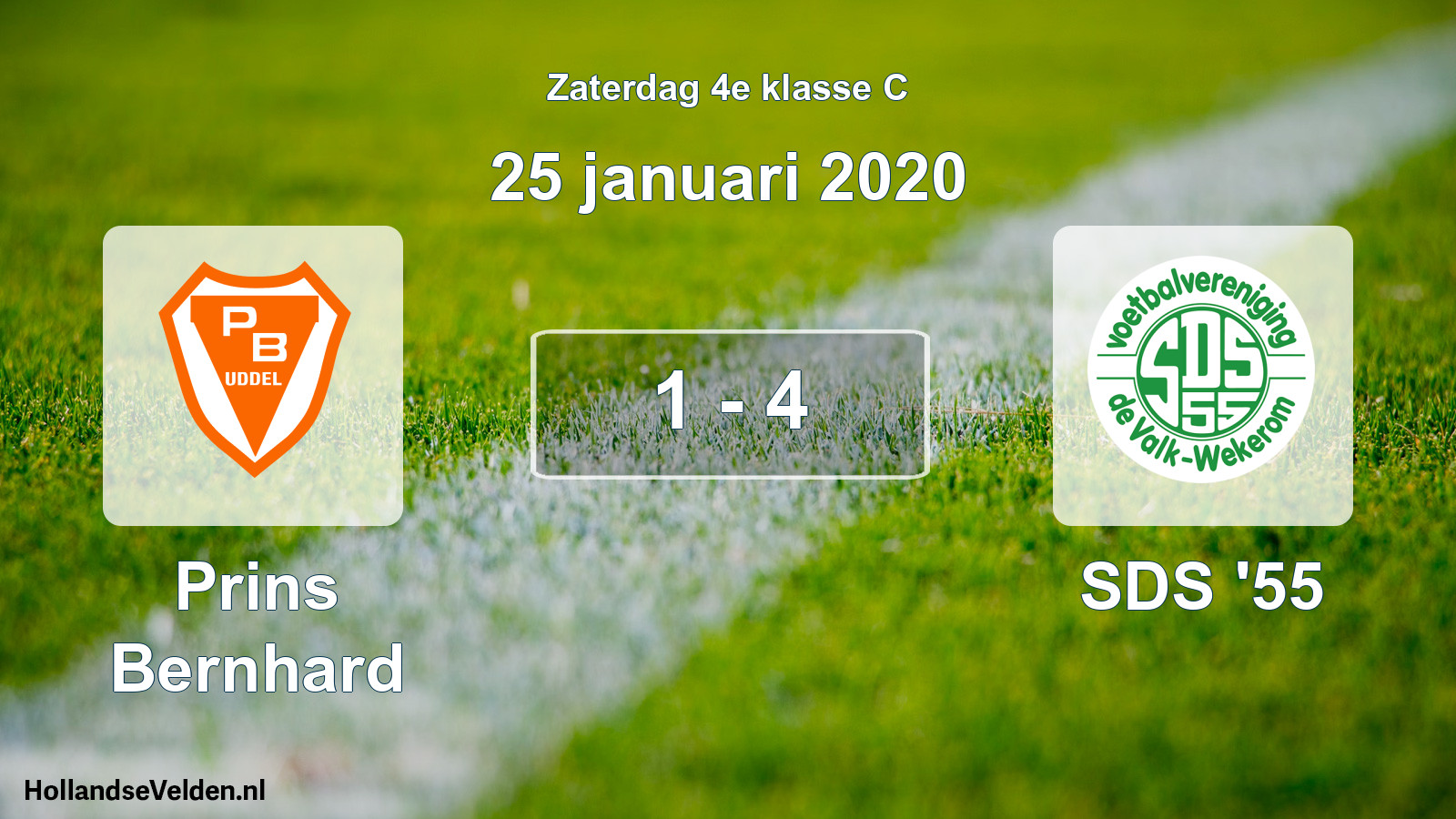 Total number of matches played: Prins Bernhard - SDS '55 1 - 4 (25 January 2020)