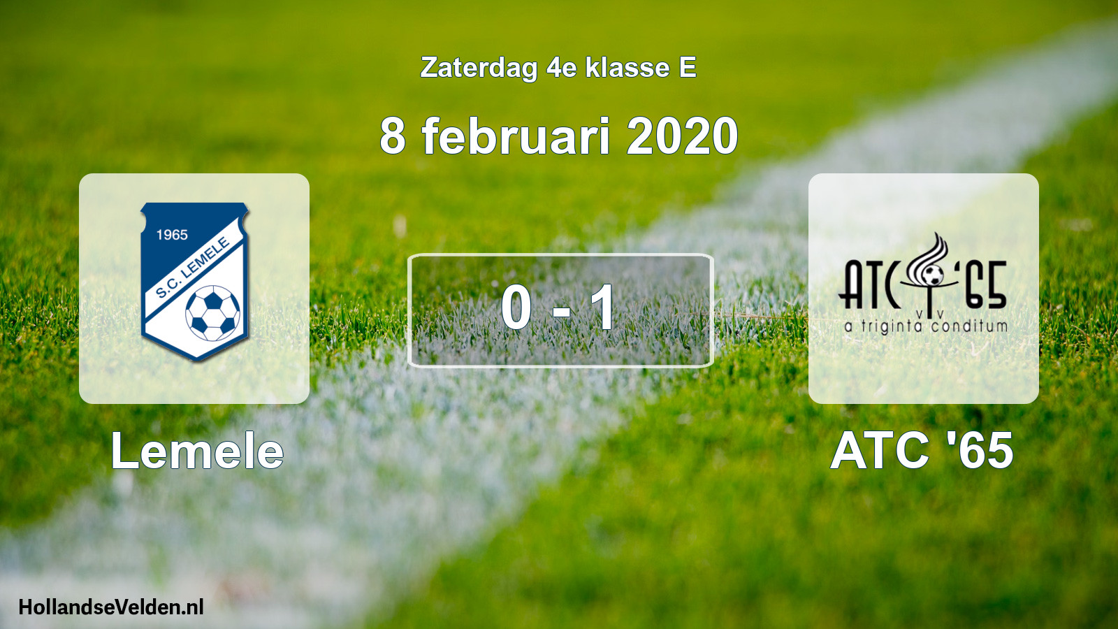 Total number of matches played: Lemele - ATC '65 0 - 1 (8 February 2020)