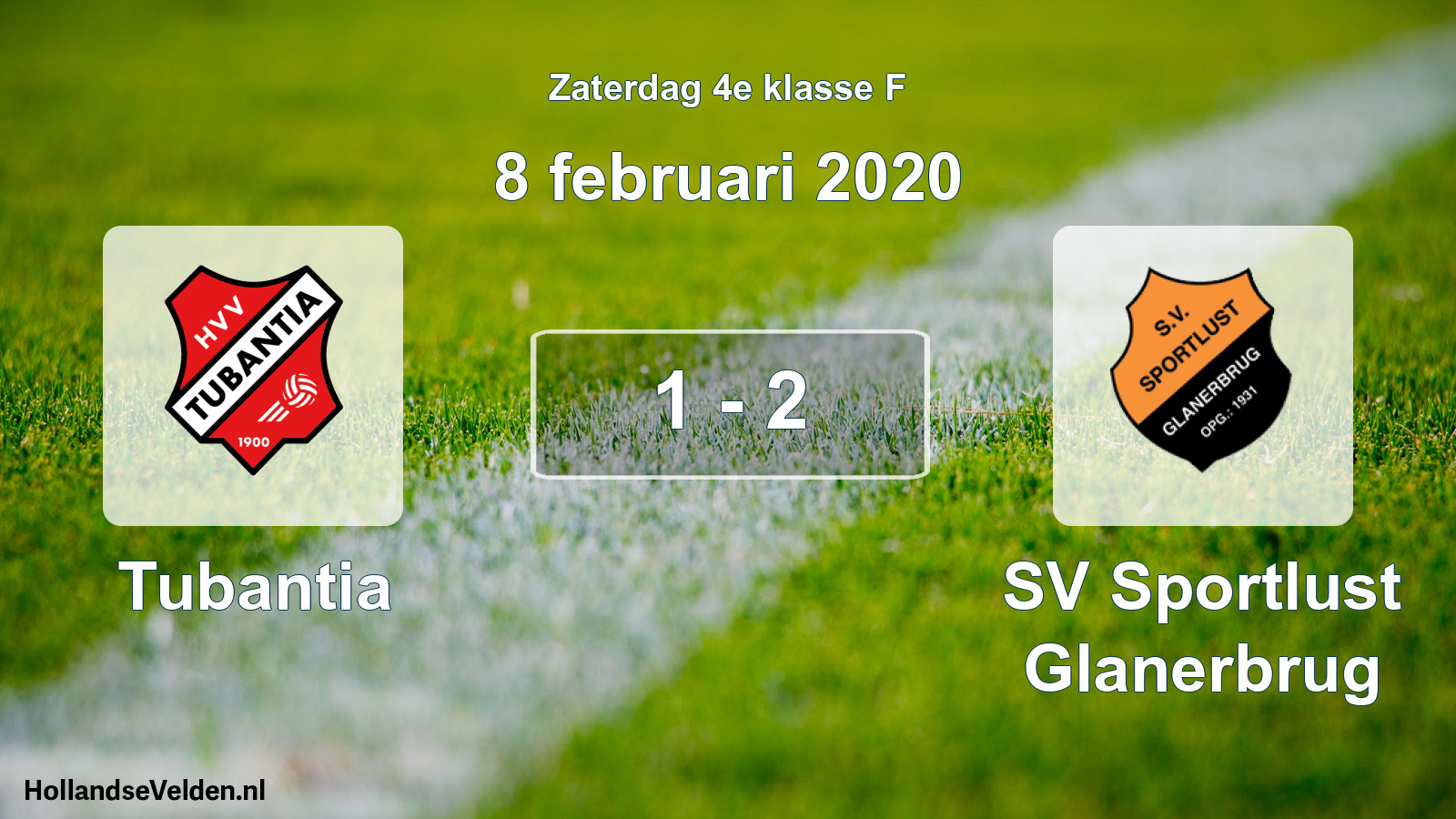 Total number of matches played: Tubantia - SV Sportlust Glanerbrug 1 - 2 (8 February 2020)