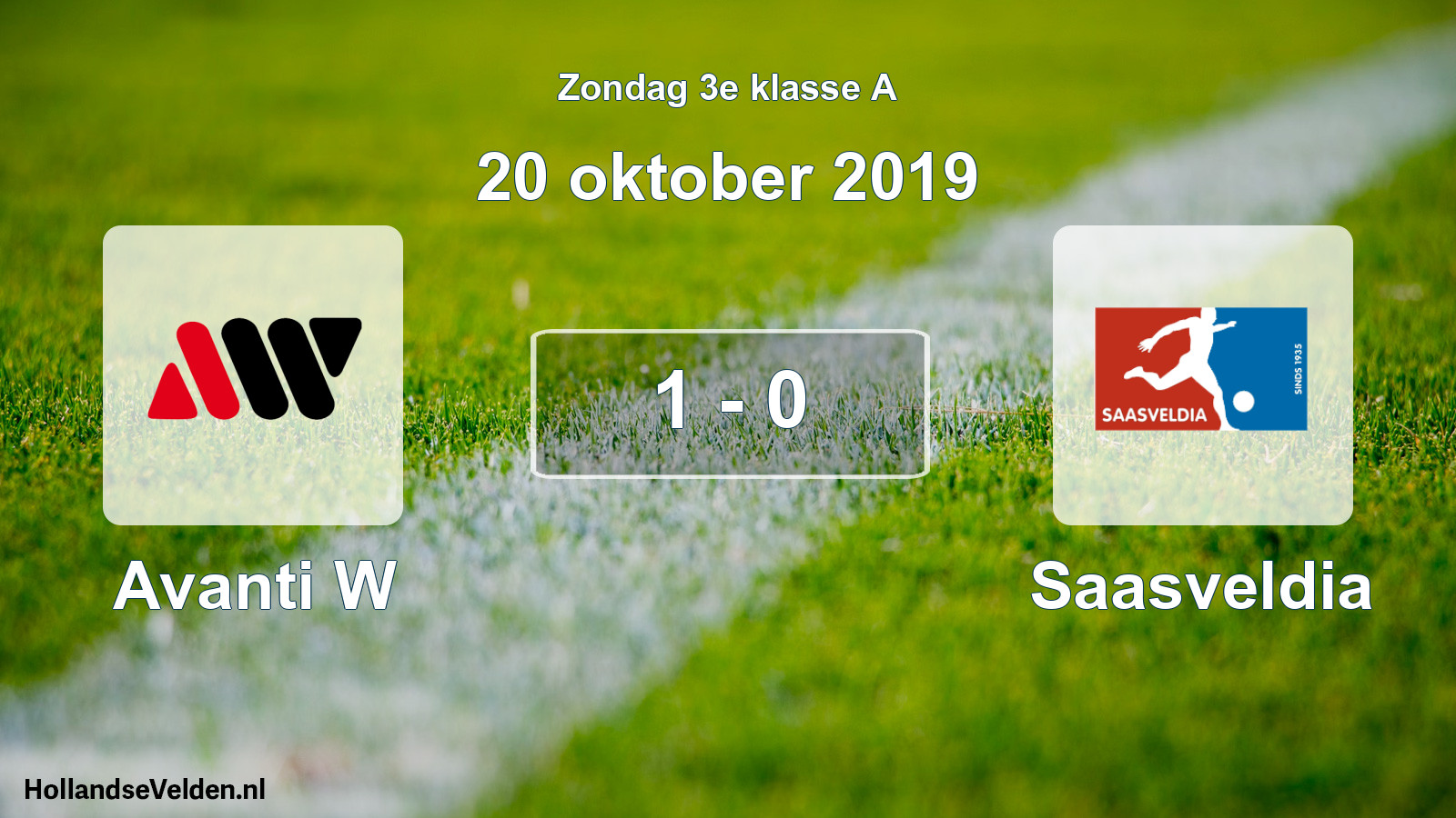 Total number of matches played: Avanti W - Saasveldia 1 - 0 (20 October 2019)