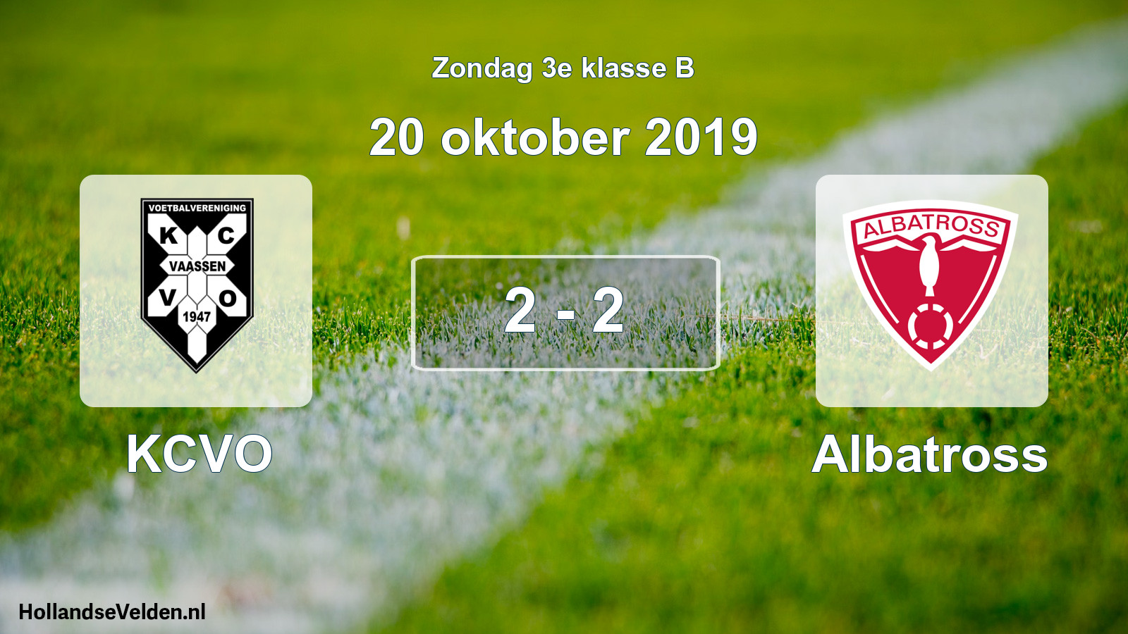 Total number of matches played: KCVO - Albatross 2 - 2 (20 October 2019)