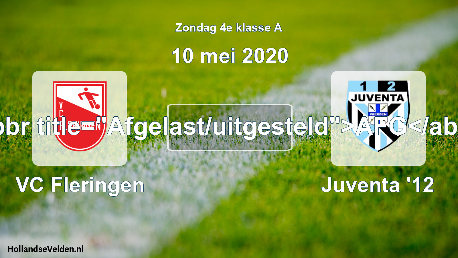 Scheduled Match: VC Fleringen - Juventa '12 (10 May 2020)