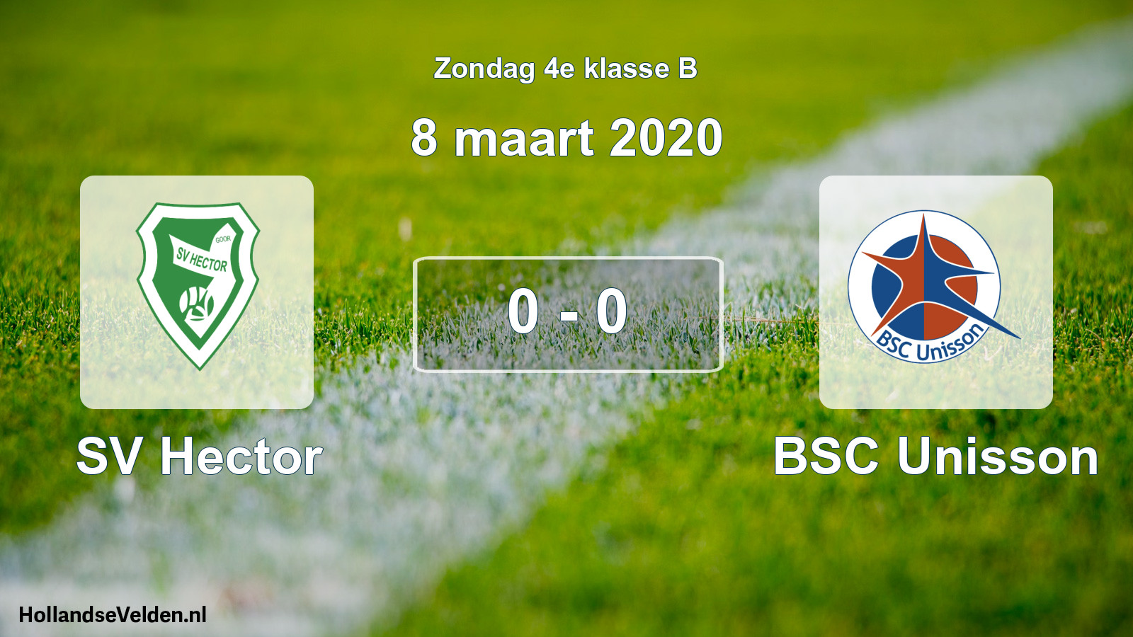 Total number of matches played: SV Hector - BSC Unisson 0 - 0 (8 March 2020)