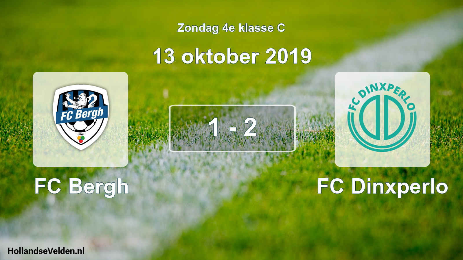 Total number of matches played: FC Bergh - FC Dinxperlo 1 - 2 (13 October 2019)