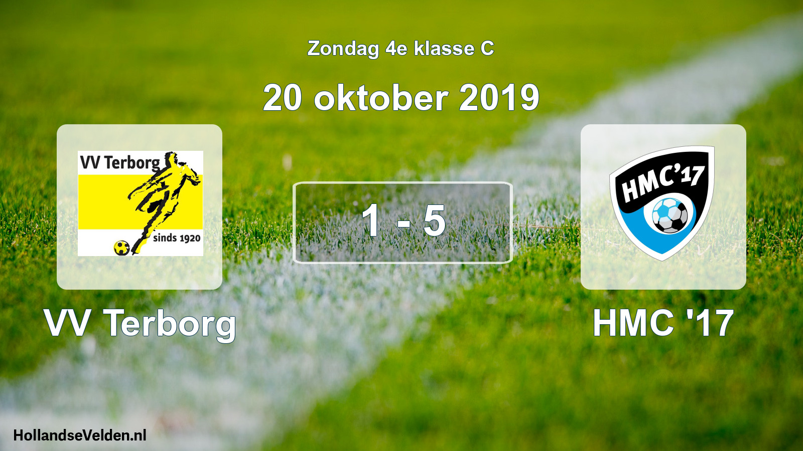 Total number of matches played: VV Terborg - HMC '17 1 - 5 (20 October 2019)