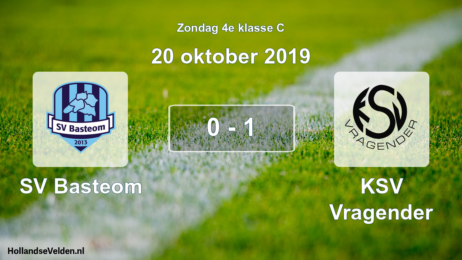 Total number of matches played: SV Basteom - KSV Vragender 0 - 1 (20 October 2019)