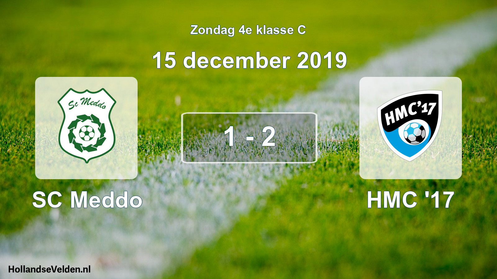 Total number of matches played: SC Meddo - HMC '17 1 - 2 (15 December 2019)