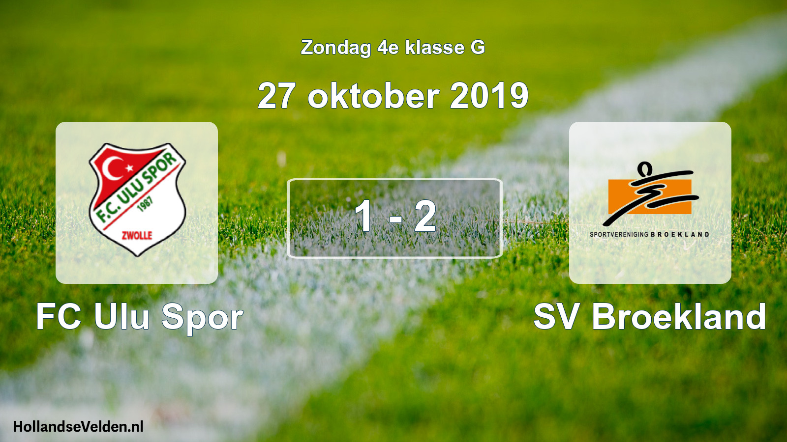 Total number of matches played: FC Ulu Spor - SV Broekland 1 - 2 (27 October 2019)