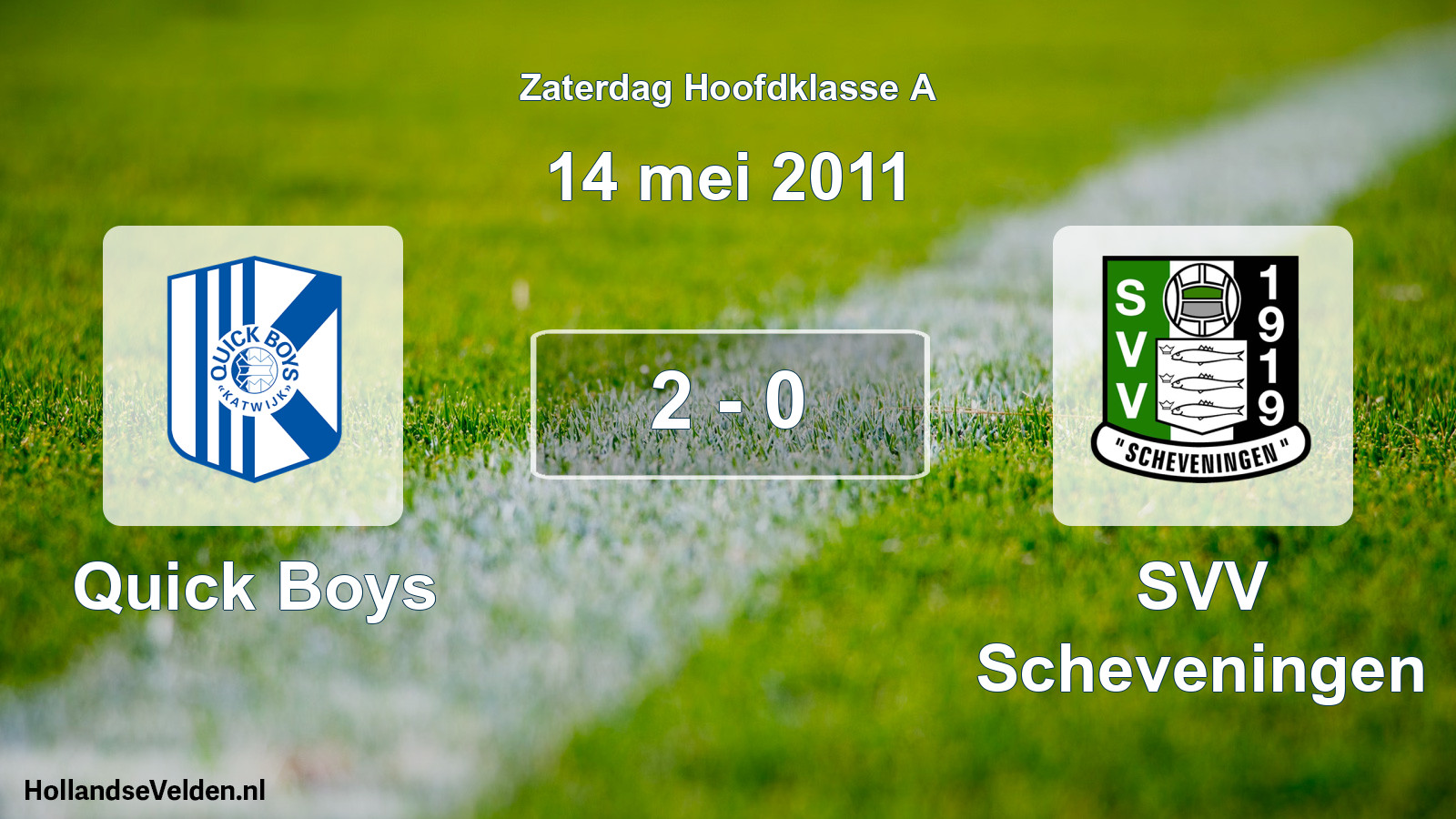 Total number of matches played: Quick Boys - SVV Scheveningen 2 - 0 (14 May 2011)