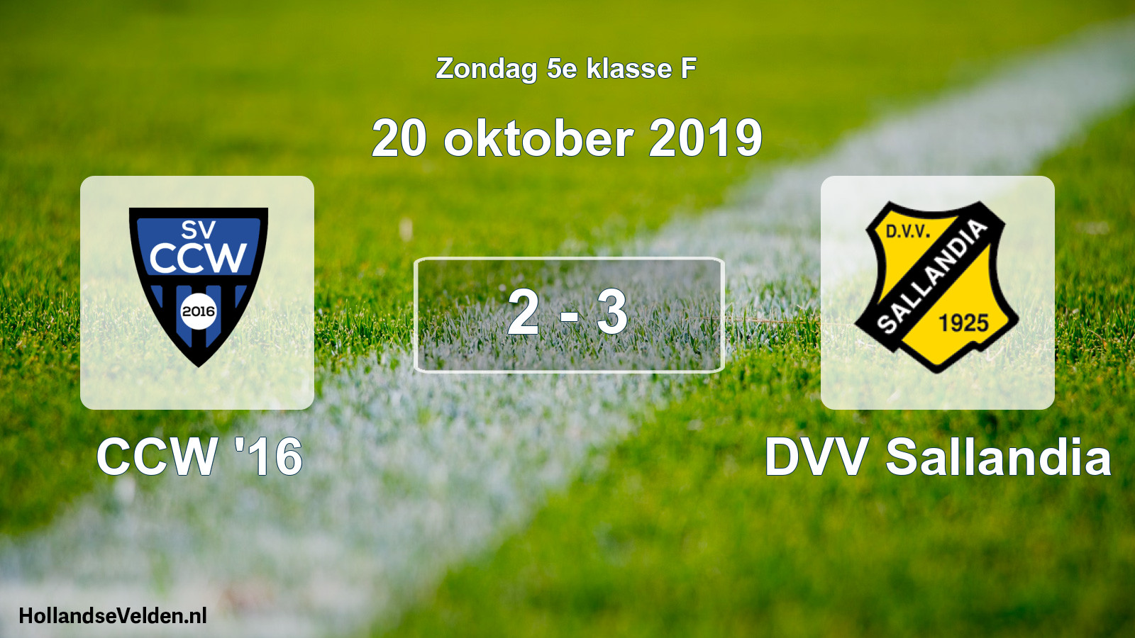 Total number of matches played: CCW '16 - DVV Sallandia 2 - 3 (20 October 2019)