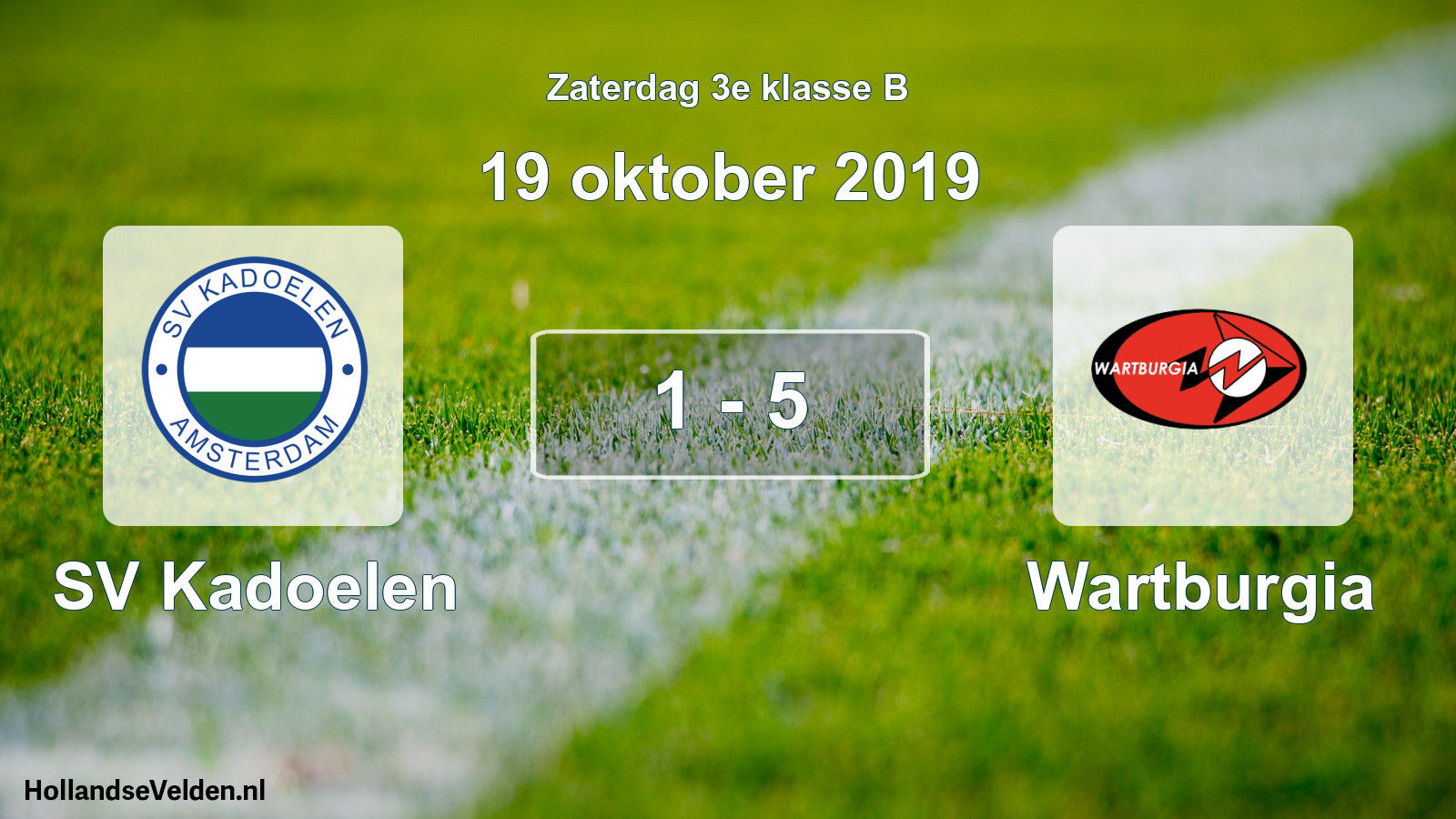 Total number of matches played: SV Kadoelen - Wartburgia 1 - 5 (19 October 2019)