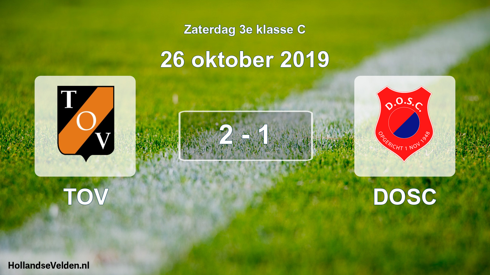 Total number of matches played: TOV - DOSC 2 - 1 (26 October 2019)