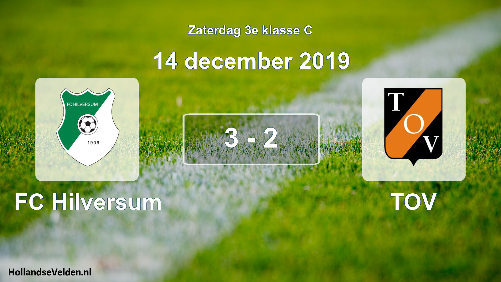 Total number of matches played: FC Hilversum - TOV 3 - 2 (14 December 2019)