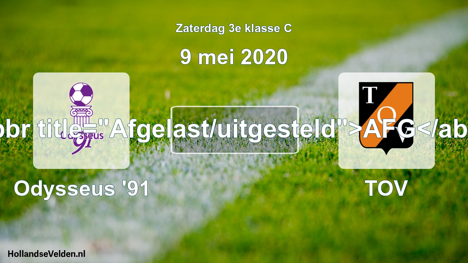 Scheduled Match: Odysseus '91 - TOV (9 May 2020)