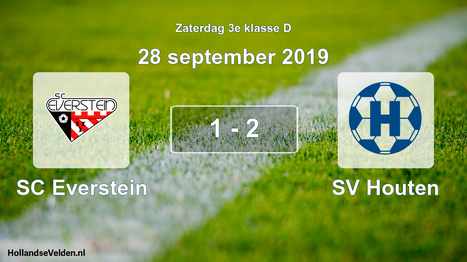 Total number of matches played: SC Everstein - SV Houten 1 - 2 (28 September 2019)