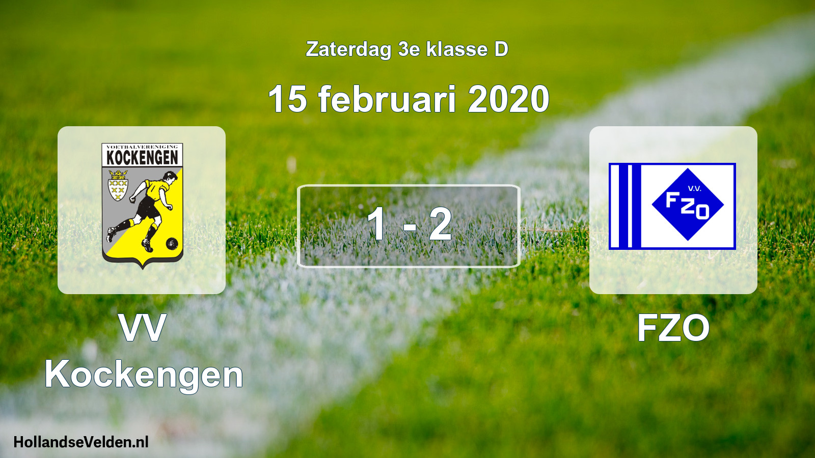 Total number of matches played: VV Kockengen - FZO 1 - 2 (15 February 2020)
