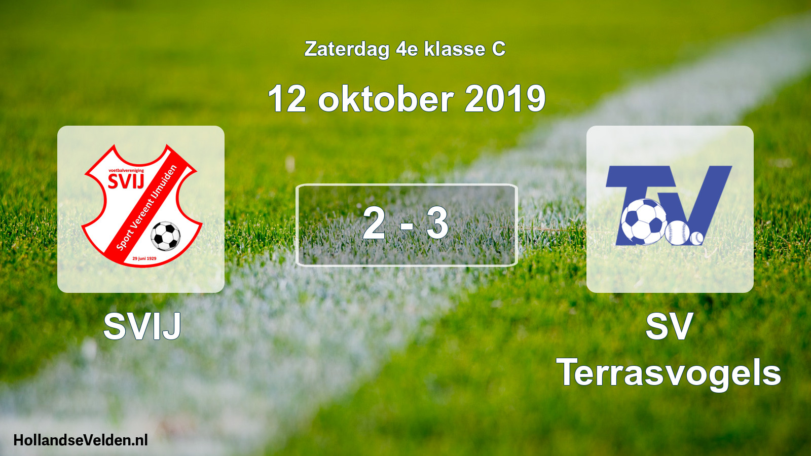 Total number of matches played: SVIJ - SV Terrasvogels 2 - 3 (12 October 2019)