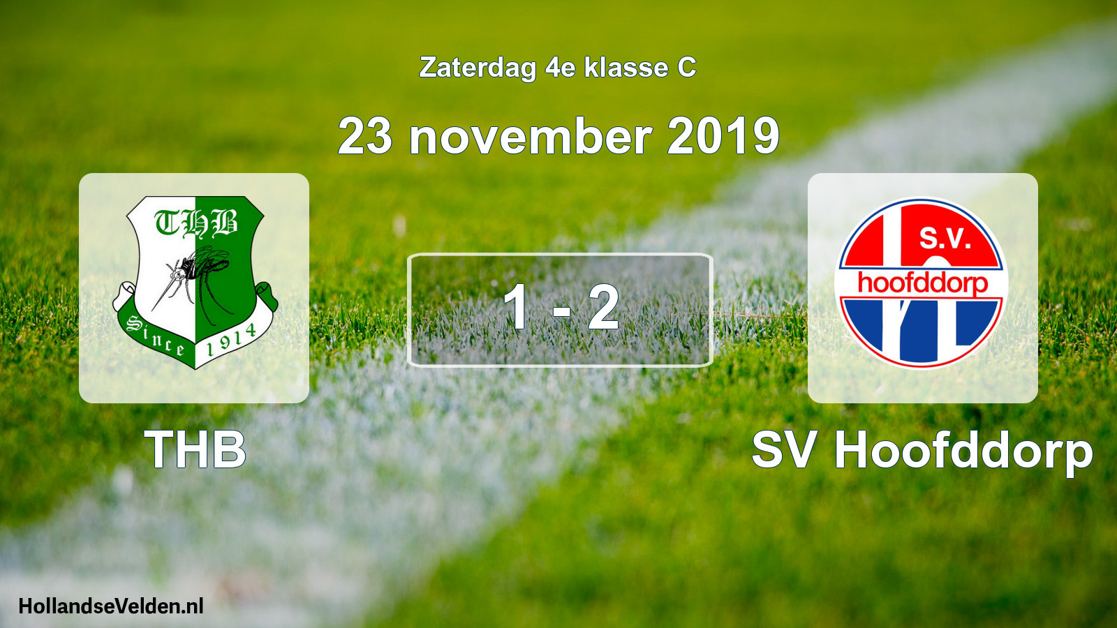 Total number of matches played: THB - SV Hoofddorp 1 - 2 (23 November 2019)