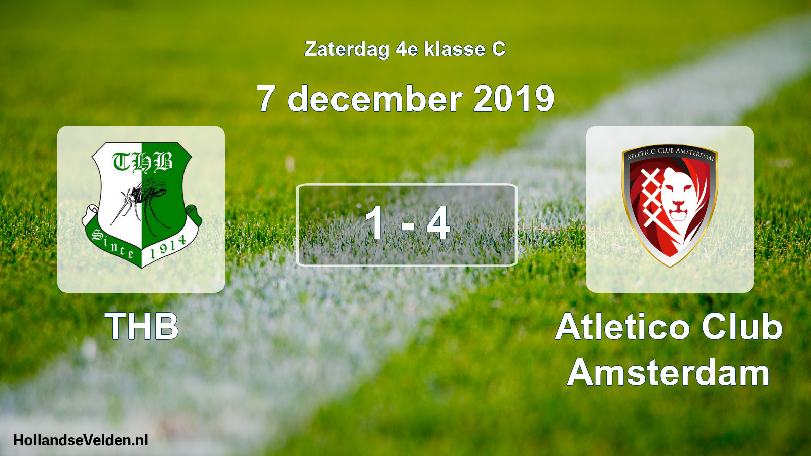 Total number of matches played: THB - Atletico Club Amsterdam 1 - 4 (7 December 2019)
