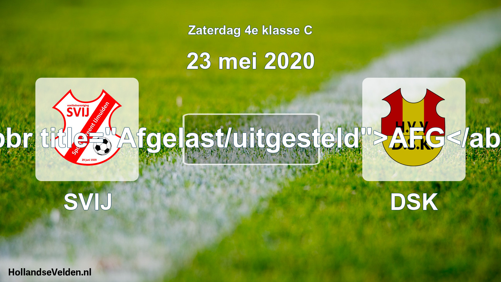 Scheduled Match: SVIJ - DSK (23 May 2020)