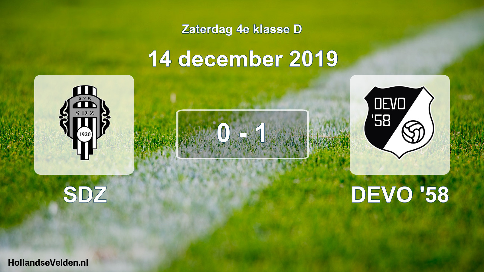 Total number of matches played: SDZ - DEVO '58 0 - 1 (14 December 2019)