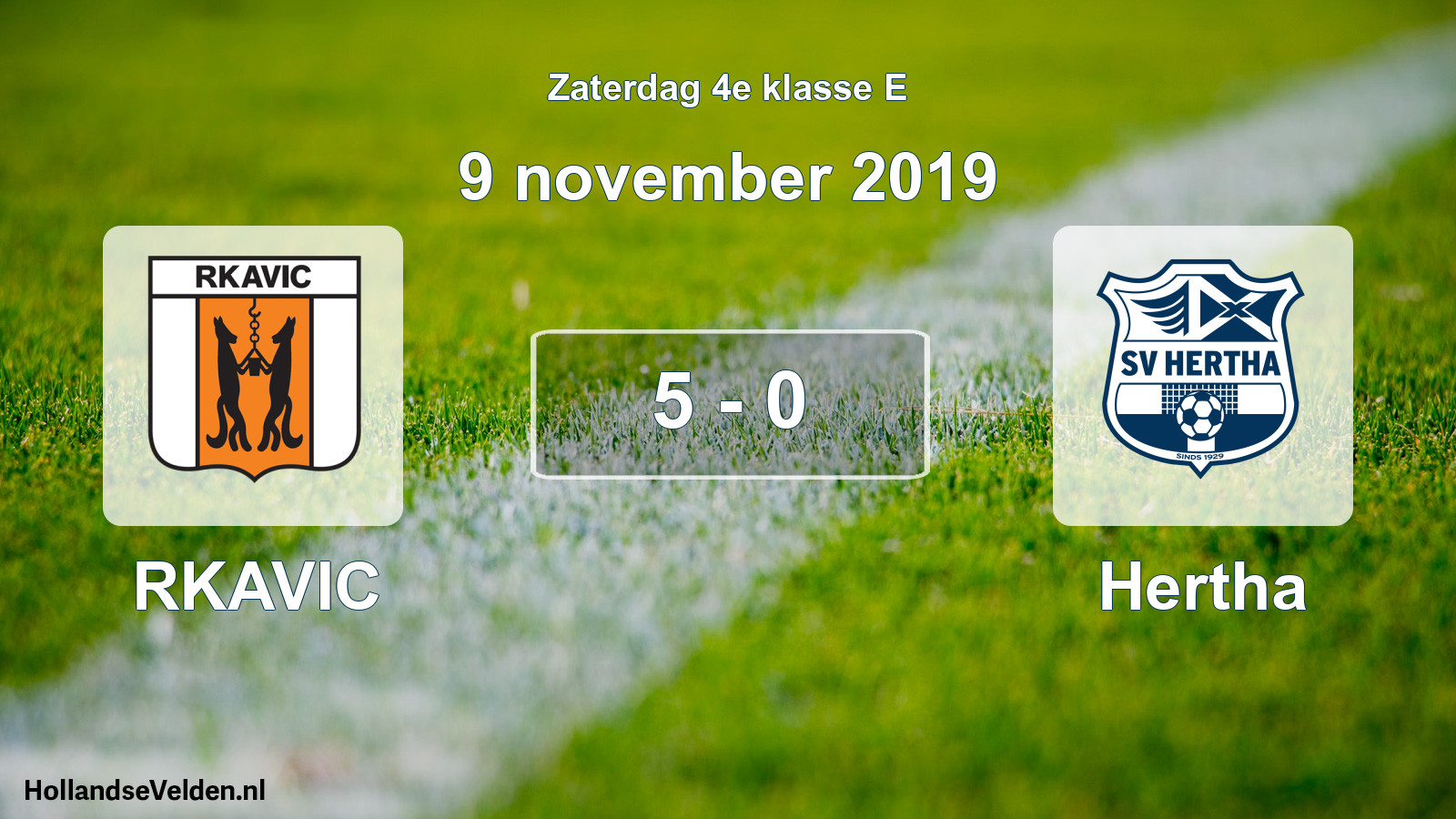 Total number of matches played: RKAVIC - Hertha 5 - 0 (9 November 2019)