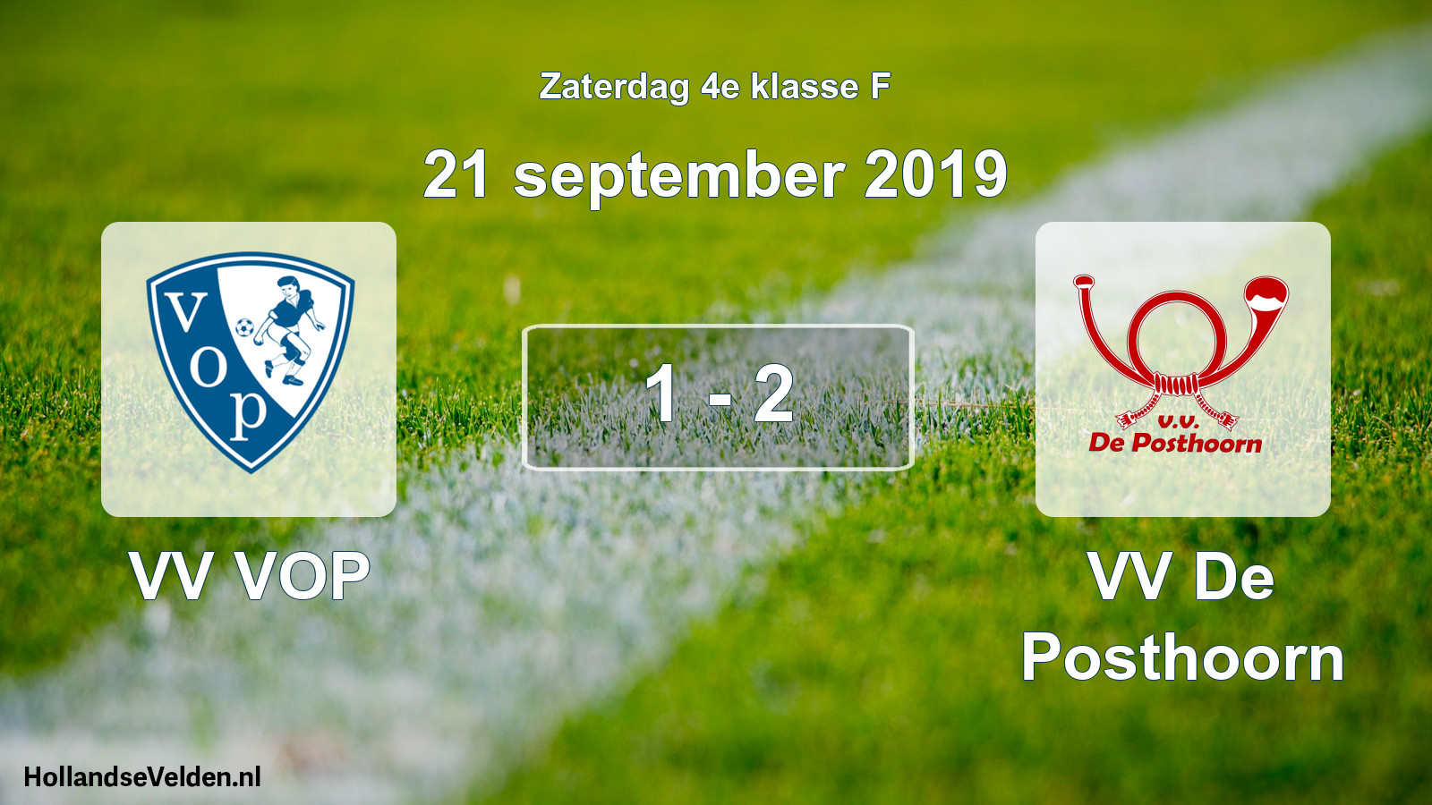 Total number of matches played: VV VOP - VV De Posthoorn 1 - 2 (21 September 2019)