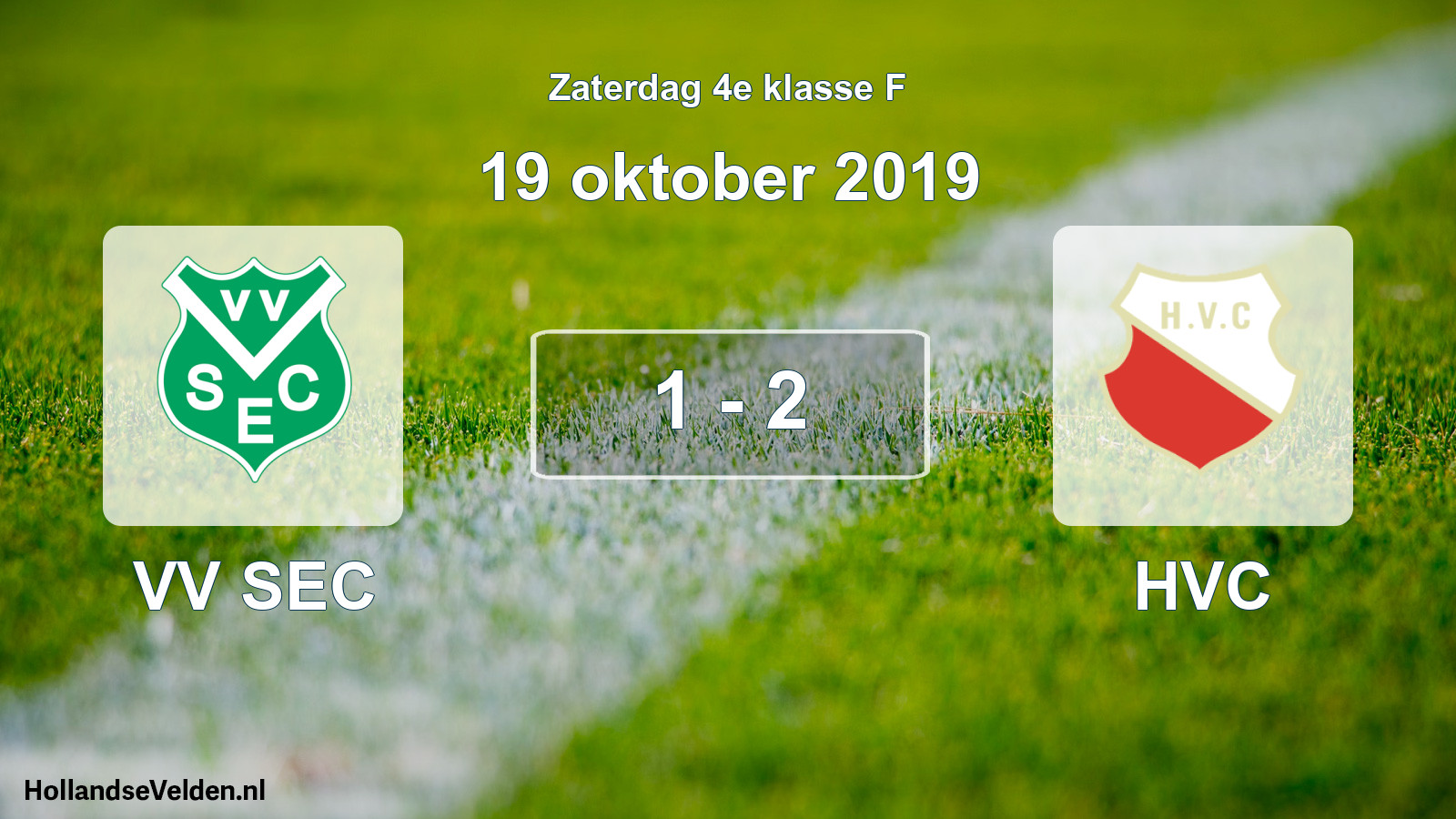 Total number of matches played: VV SEC - HVC 1 - 2 (19 October 2019)