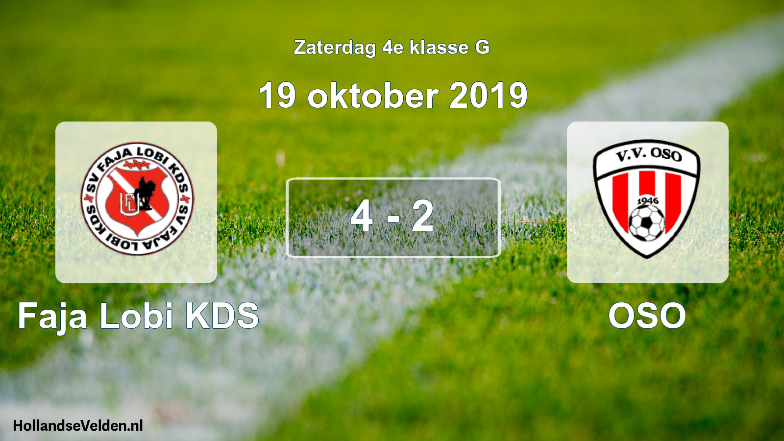 Total number of matches played: Faja Lobi KDS - OSO 4 - 2 (19 October 2019)