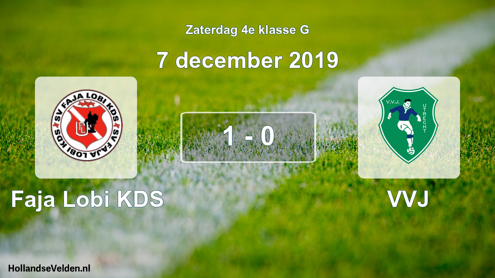 Total number of matches played: Faja Lobi KDS - VVJ 1 - 0 (7 December 2019)
