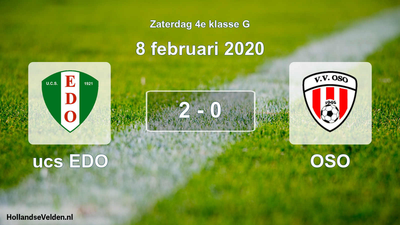 Total number of matches played: ucs EDO - OSO 2 - 0 (8 February 2020)