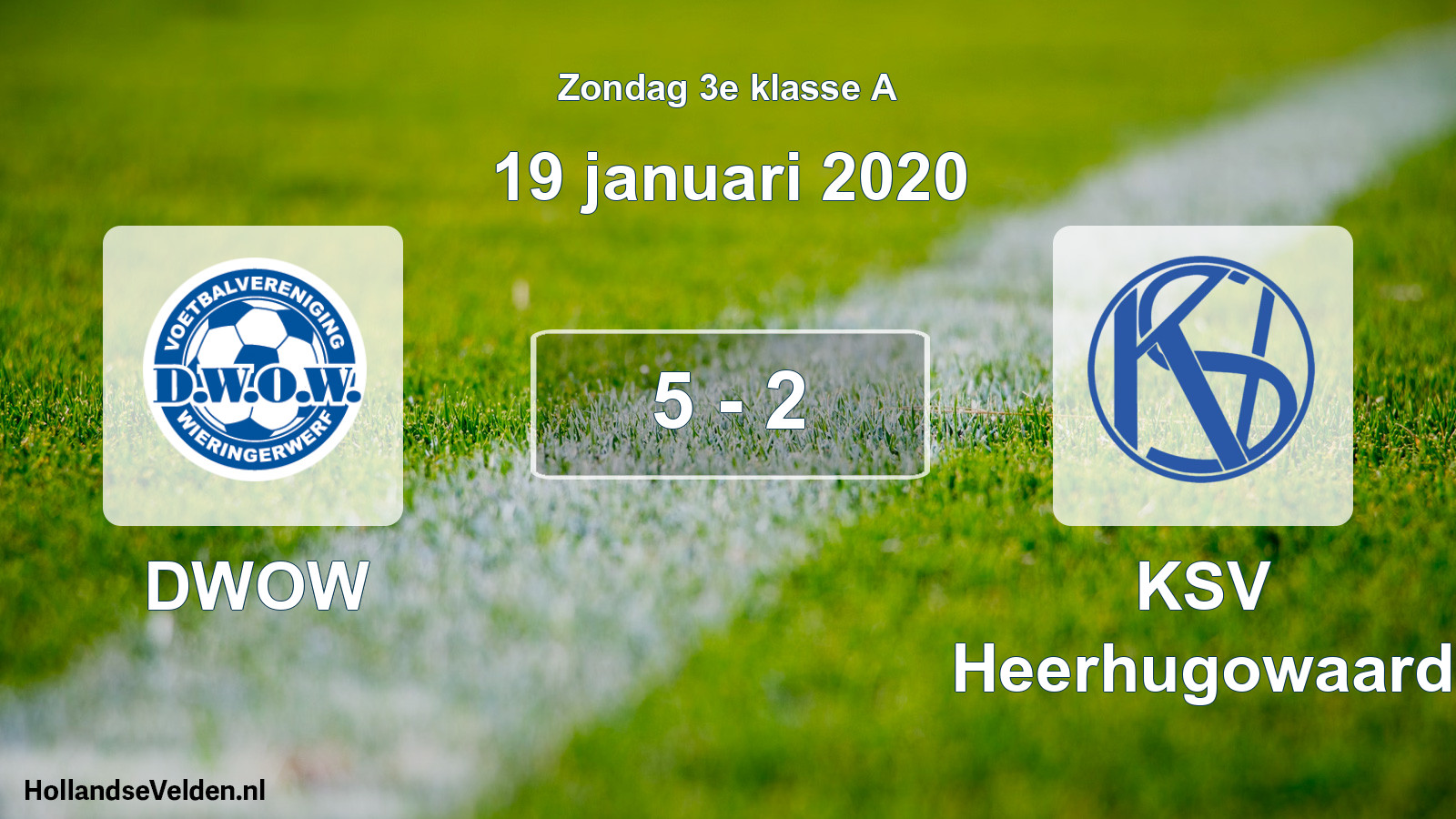Total number of matches played: DWOW - KSV Heerhugowaard 5 - 2 (19 January 2020)