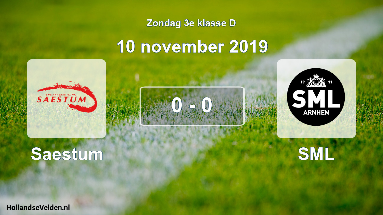 Total number of matches played: Saestum - SML 0 - 0 (10 November 2019)