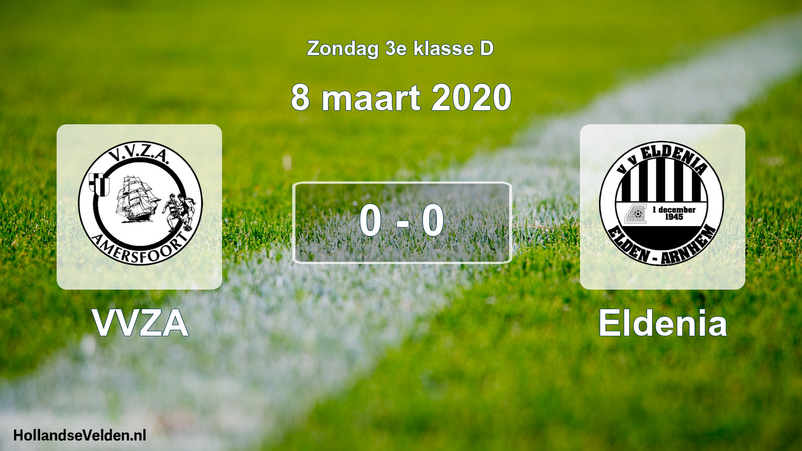 Total number of matches played: VVZA - Eldenia 0 - 0 (8 March 2020)