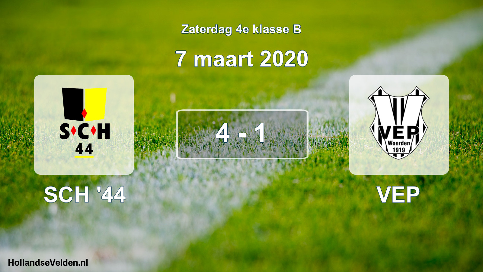 Total number of matches played: SCH '44 - VEP 4 - 1 (7 March 2020)