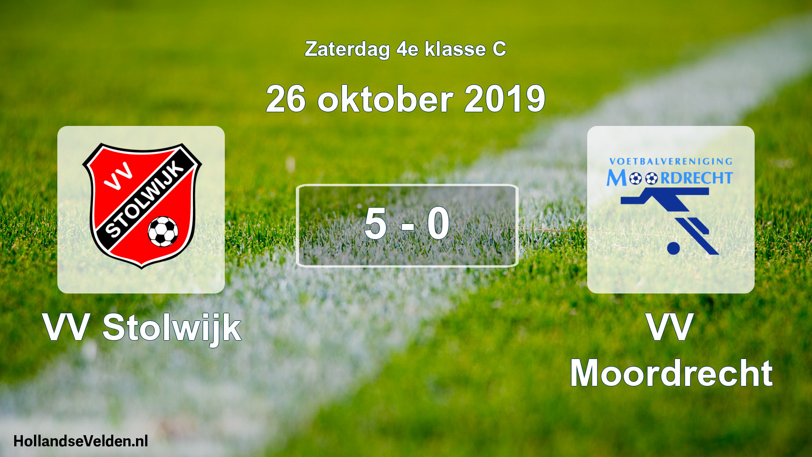 Total number of matches played: VV Stolwijk - VV Moordrecht 5 - 0 (26 October 2019)