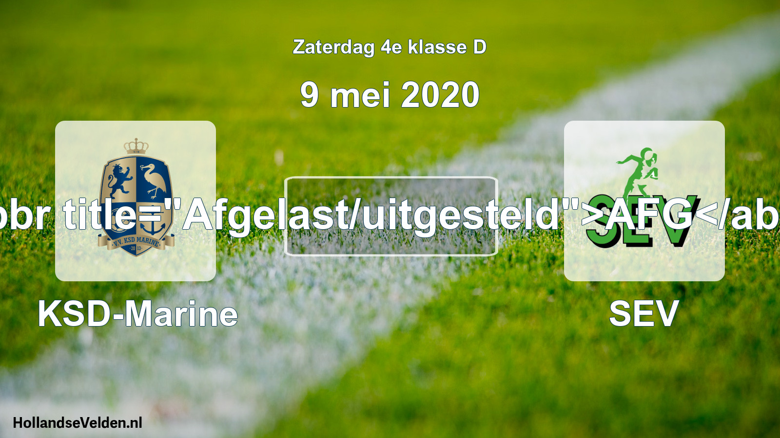 Scheduled Match: KSD-Marine - SEV (9 May 2020)