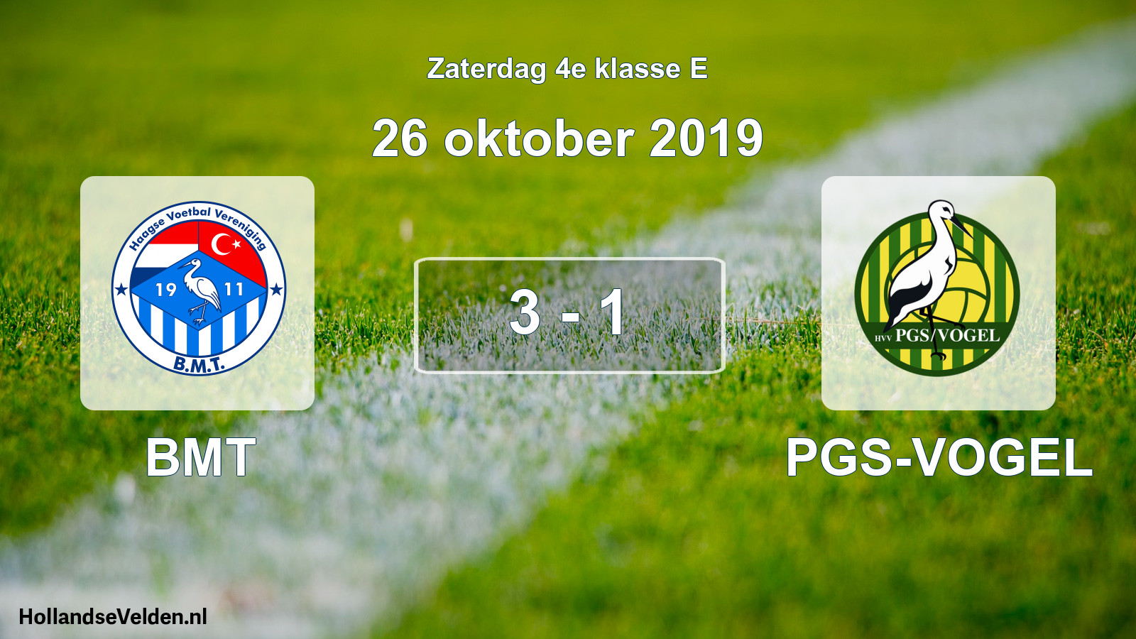 Total number of matches played: BMT - PGS-VOGEL 3 - 1 (26 October 2019)