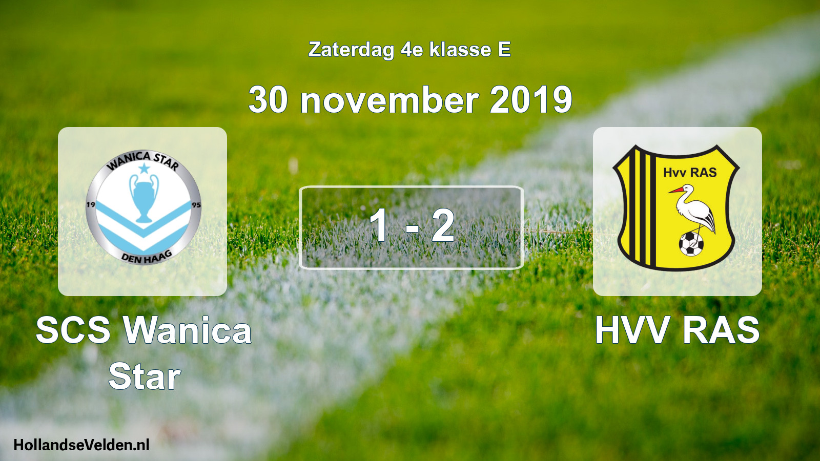 Total number of matches played: SCS Wanica Star - HVV RAS 1 - 2 (30 November 2019)