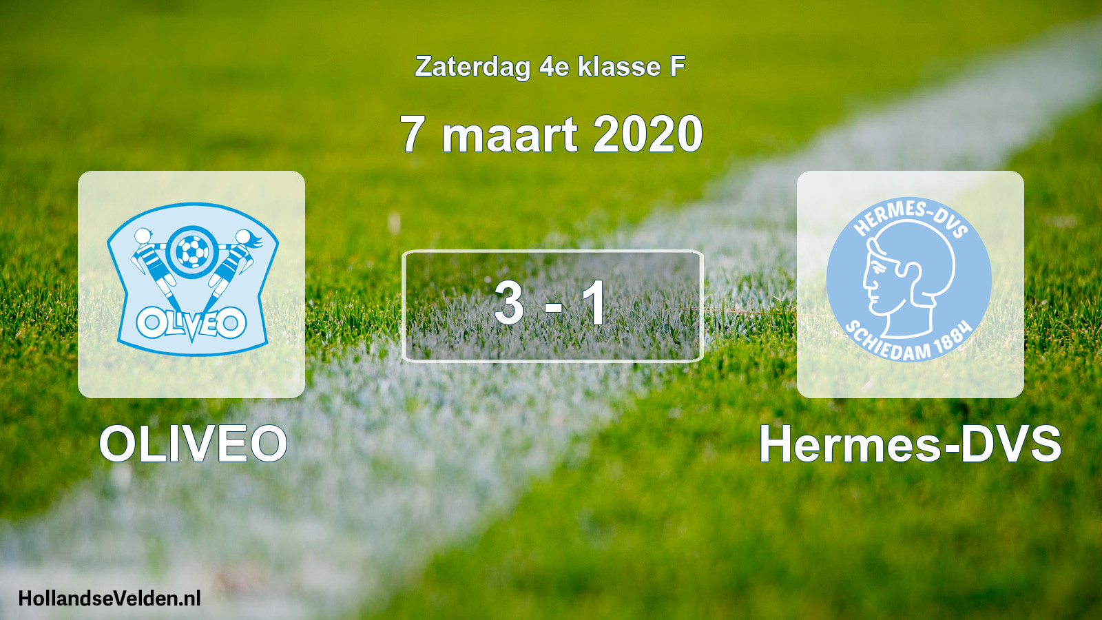 Total number of matches played: OLIVEO - Hermes-DVS 3 - 1 (7 March 2020)